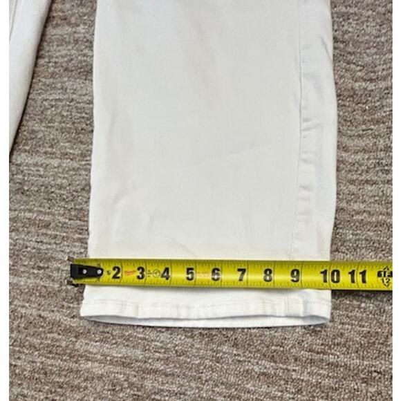 Lane Bryant White Stretch Straight Legged Denim Jeans Size 24S - Picture 4 of 9